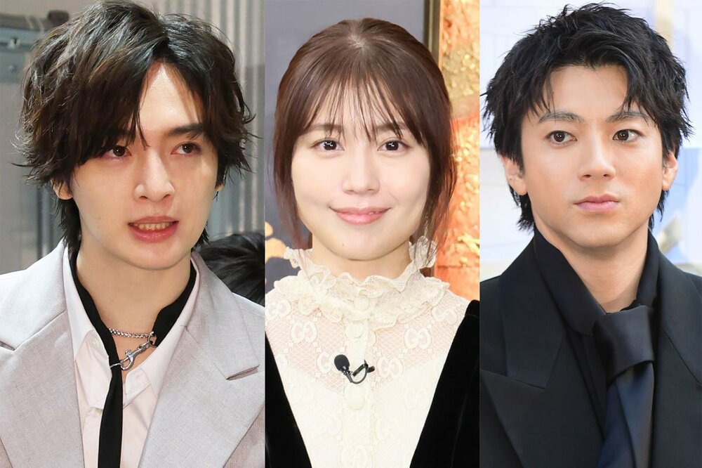 (左から)玉森裕太、有村架純、山田裕貴