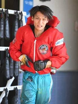  大外からのまくりで快勝した上野真之介
