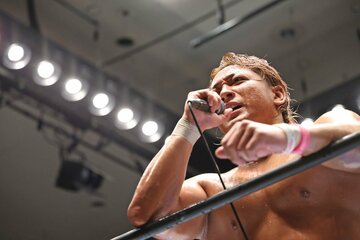 必至のマイクアピールを見せた海野翔太