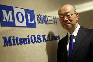 商船三井の田村城太郎社長（ロイター）