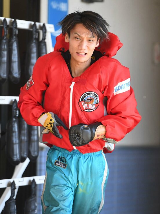  大外からのまくりで快勝した上野真之介
