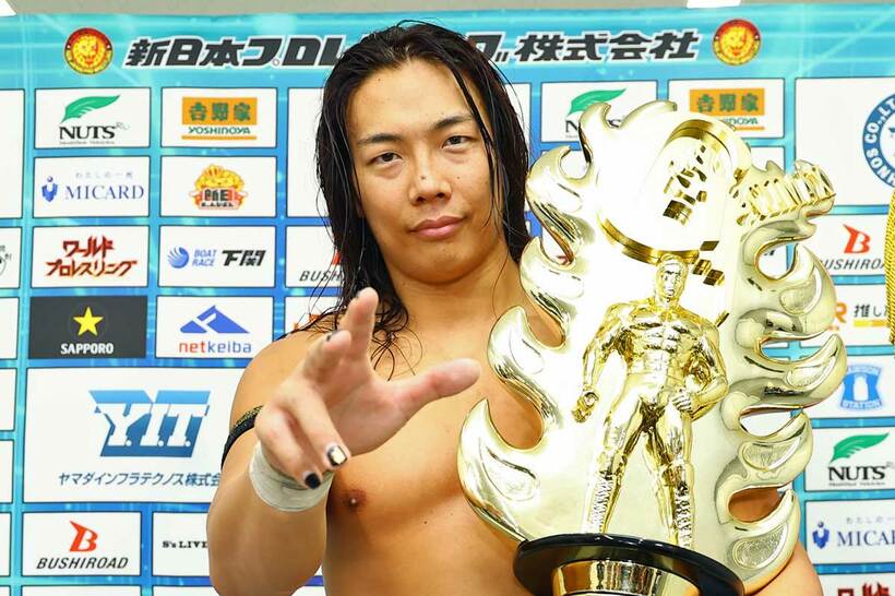 昨年の「G1 CLIMAX35」を制したKONOSUKE TAKESHITA