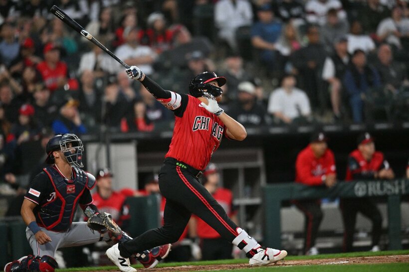 メジャートップに並ぶ１１号本塁打の村上宗隆（ロイター）