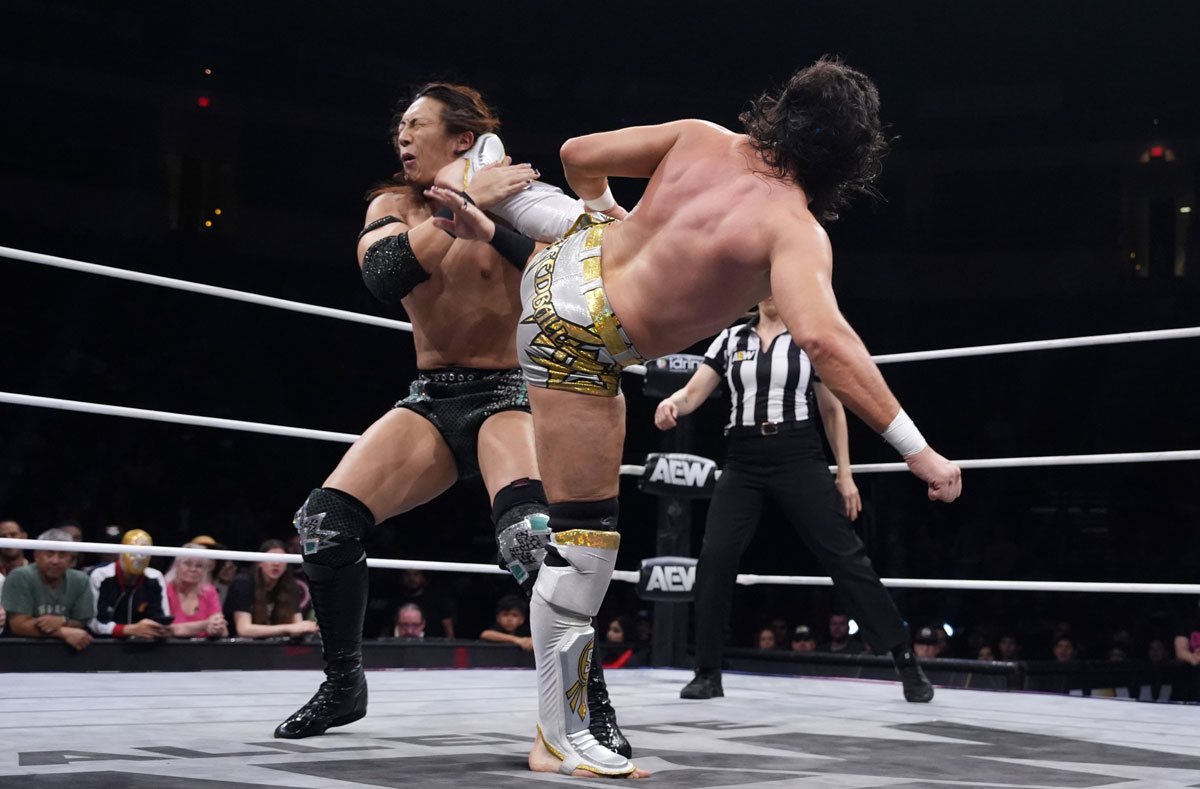 AEW】竹下幸之介はミスティコ組に完敗 世界トリオ王座〝奪回〟なら