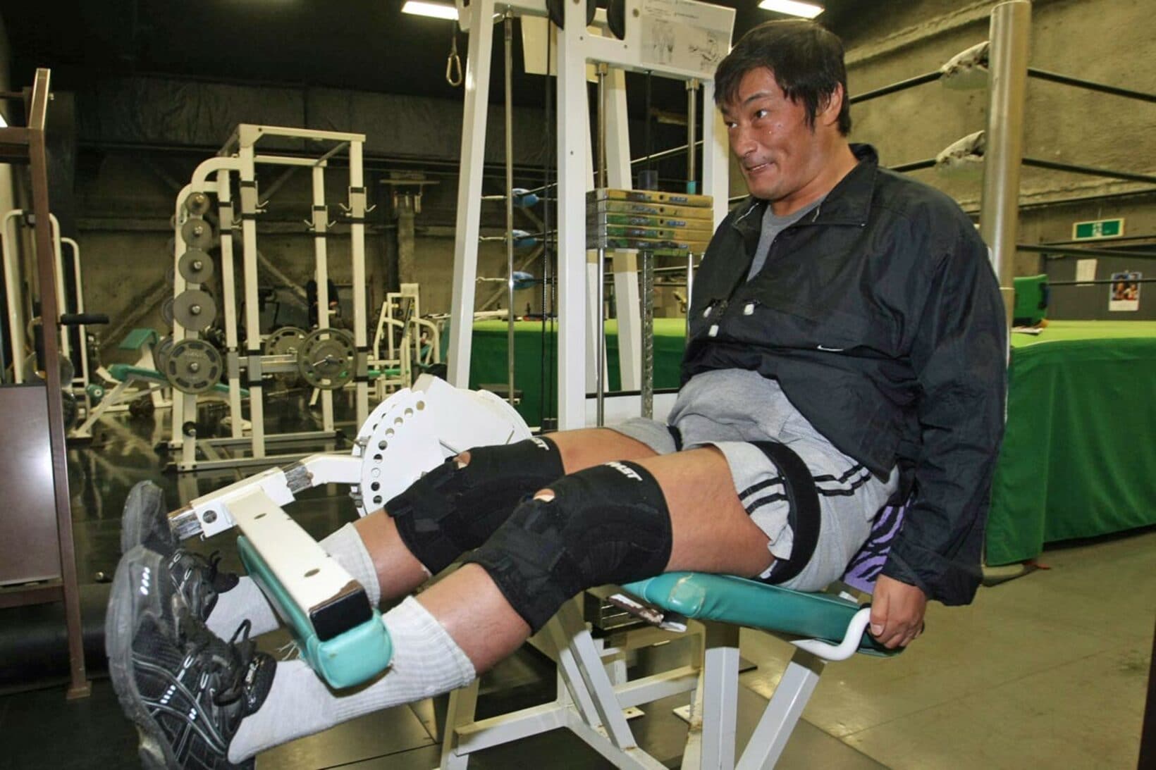 トレーニングに励む小橋建太（2007年）