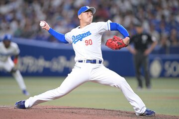 きっちり３点リードを守った中日・松山晋也