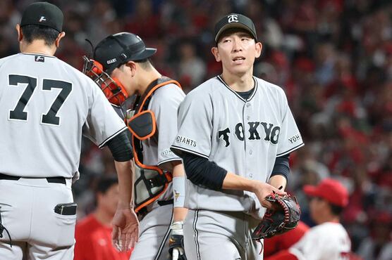 7回裏、降板する戸郷翔征