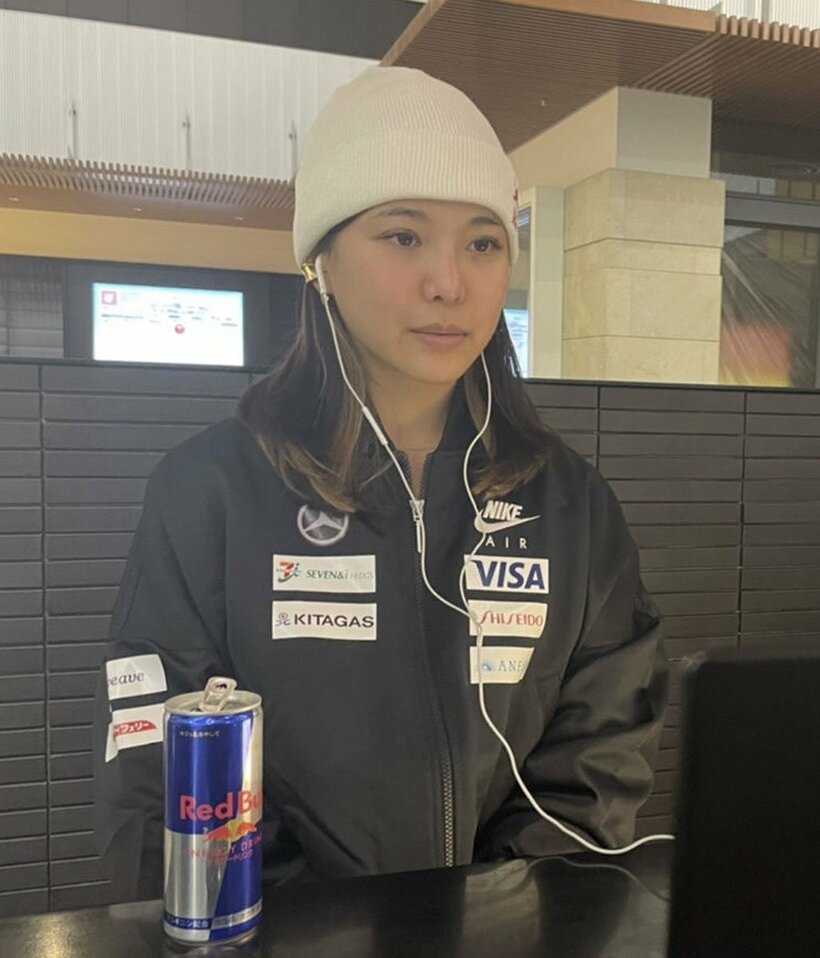  オンラインで取材に応じた高梨（博報堂DYスポーツマーケティング提供）
