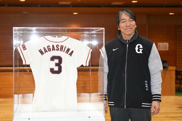 長嶋茂雄追悼展示を訪れた松井秀喜臨時コーチ
