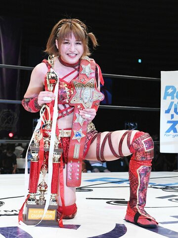  長期政権を見据える朱里（東スポWeb）