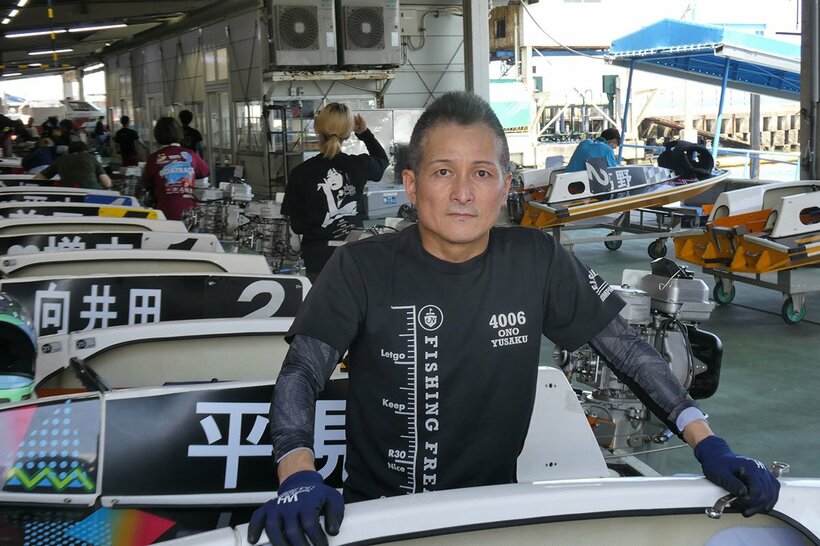エース機に手応えを感じている小野勇作