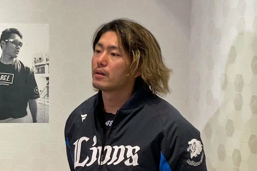 開幕戦への意気込みを語った西武・今井