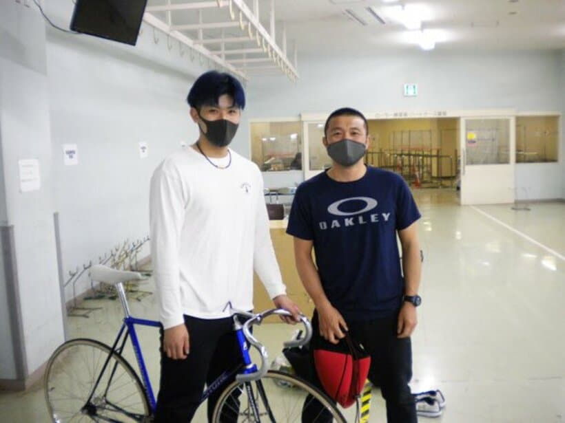  谷元奎心(左)と大久保聡の鹿児島師弟コンビ