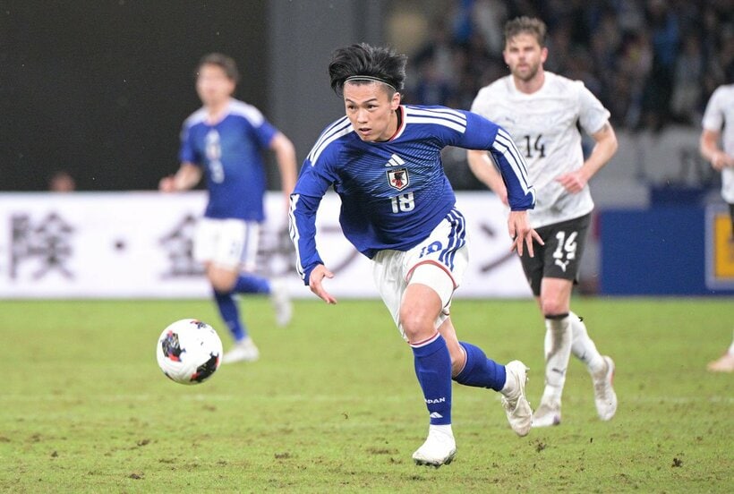 日本代表のエースＦＷ上田綺世