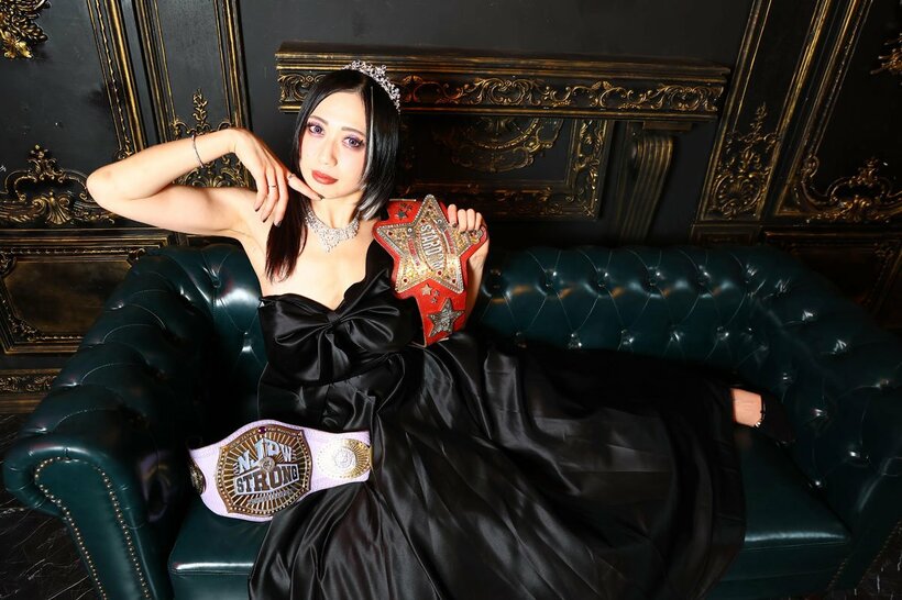 女子レスラーで史上初となるMVPを受賞したスターダム・上谷沙弥