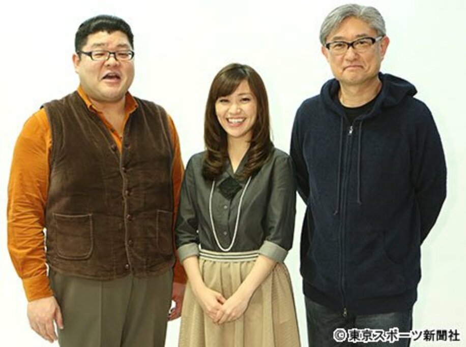 左から脚本家・櫻井武晴氏、大島優子、堤幸彦監督