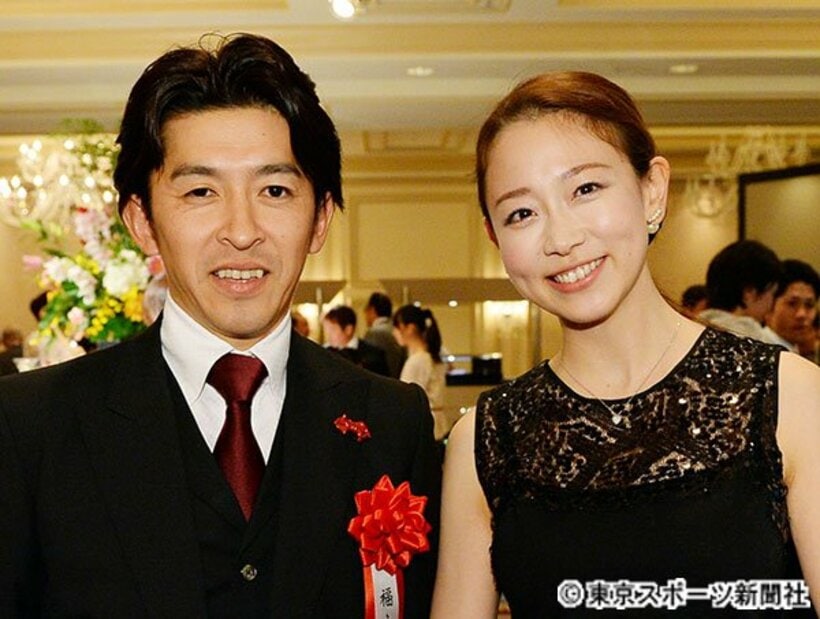  福永祐一騎手（左）と松尾翠アナウンサー