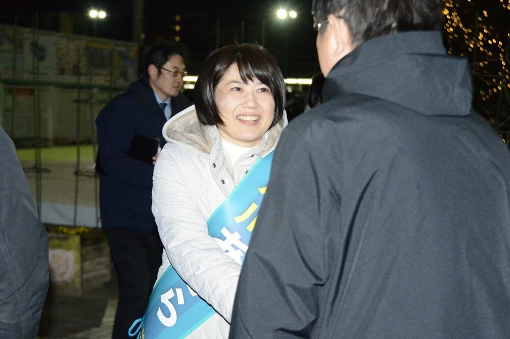 男性人気は健在な小川晶前市長