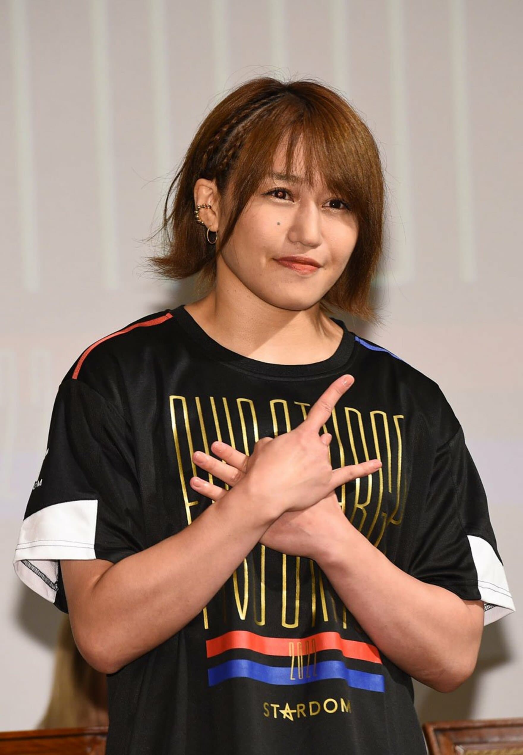 写真:【スターダム】5★STAR連覇を誓う朱里 同ブロックの鹿島沙希は「どうしても戦いたくない!」 | 東スポWEB