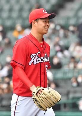  阪神戦で好投した広島・玉村昇悟（東スポWeb）