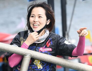  前年覇者の平山智加