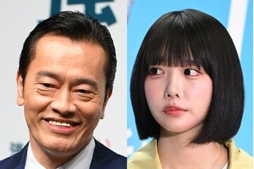 遠藤憲一(左)とあのちゃん