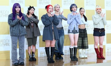 リハーサルを終えたHANAのメンバー