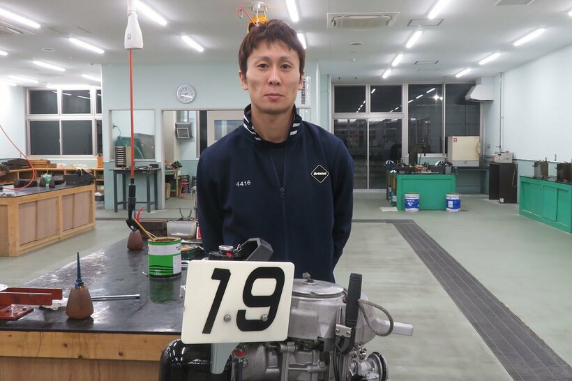 優勝戦で一発を狙う三宅健太