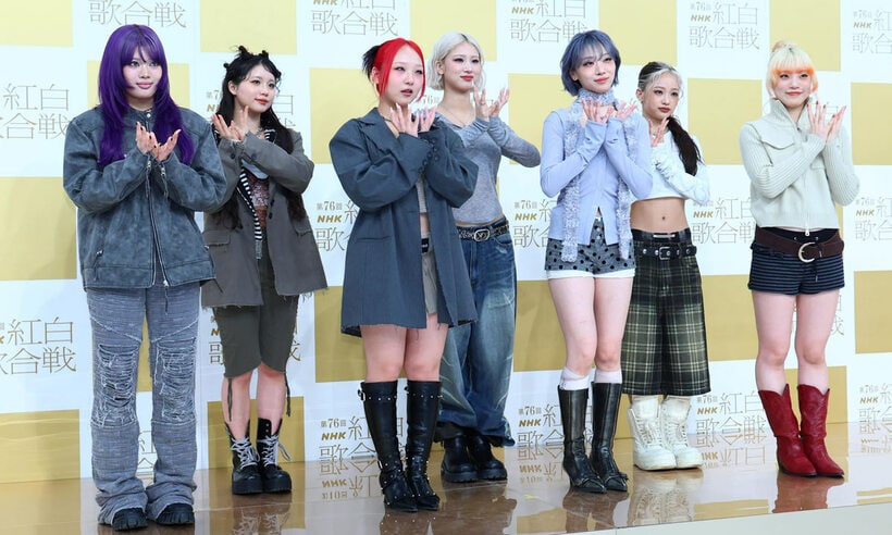 リハーサルを終えたHANAのメンバー