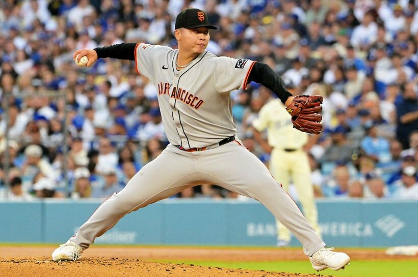 台湾出身のジャイアンツ・鄧愷威（ロイター）