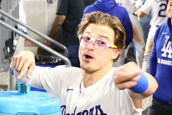 ドジャースでもムードメーカーだった