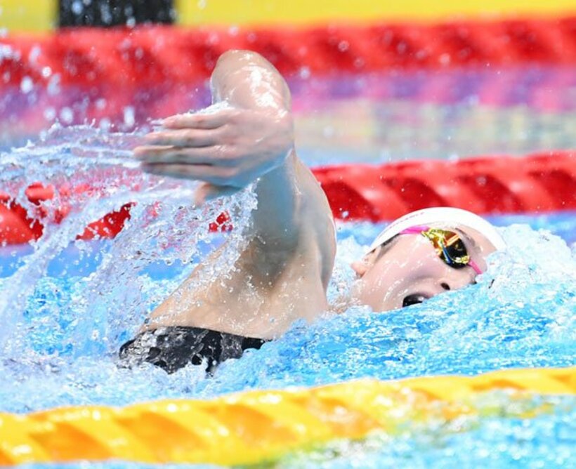  １位通過の池江