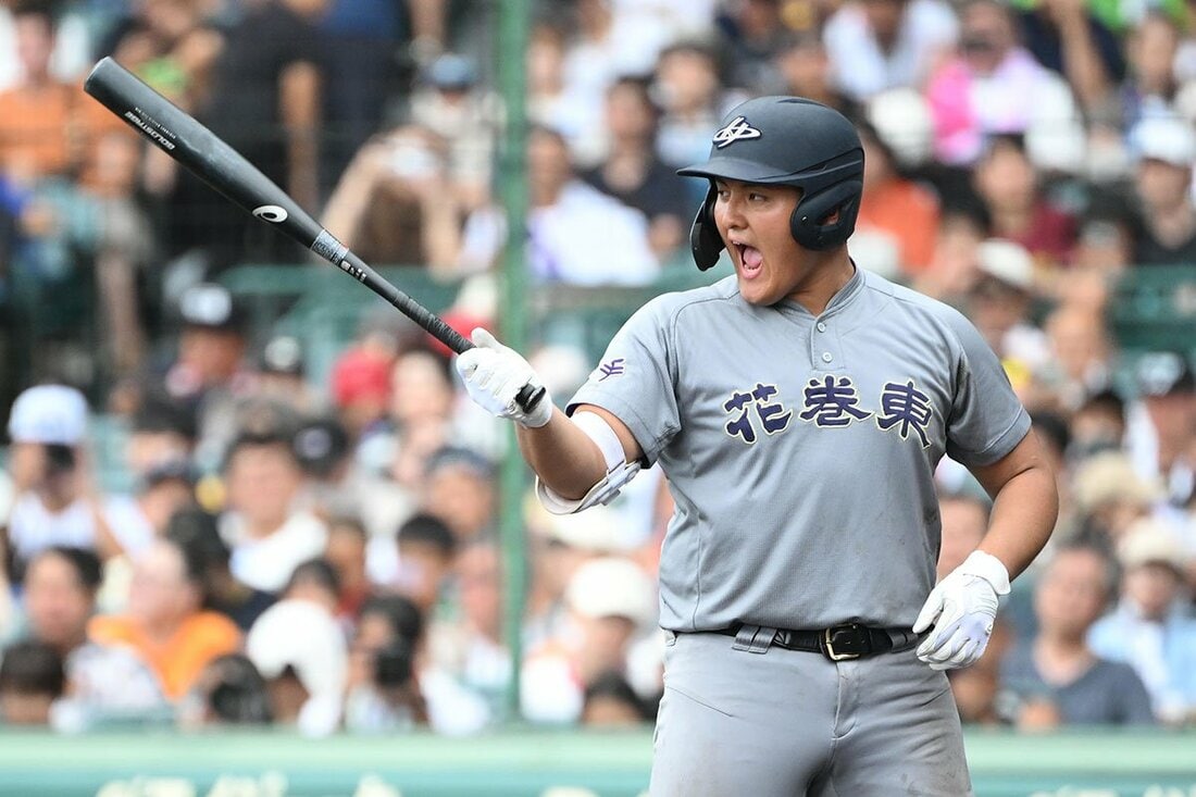 花巻東時代の佐々木麟太郎(2023年)