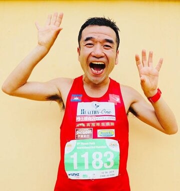  カンボジア人１位（全体２位）になった猫ひろし