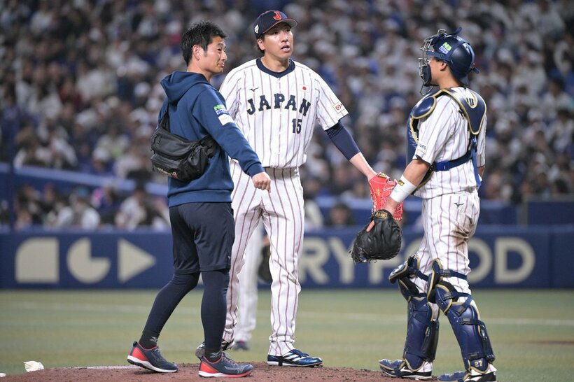 ９回を任された巨人・大勢(中)だったが…