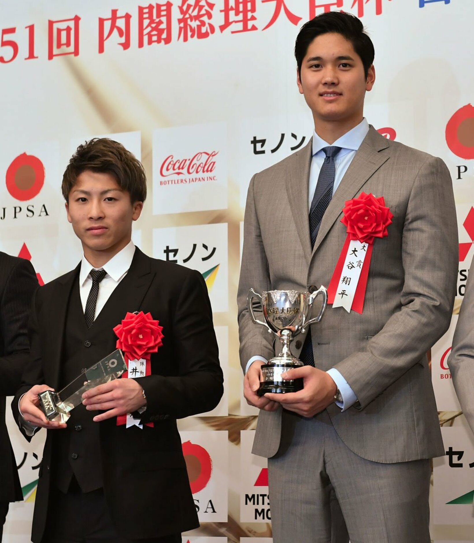 大谷翔平と井上尚弥の初共演シーン（２０１８年１２月）