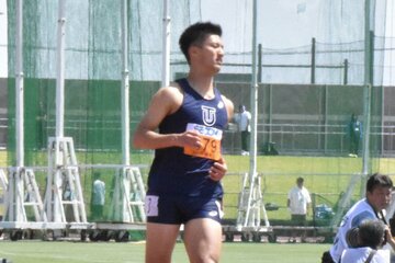男子１００ｍで予選を通過した柳田大輝