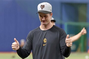 １６日の中日戦に先発する巨人・グリフィン