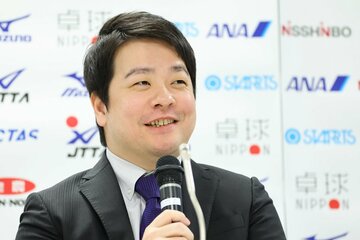男子新監督に就任した岸川聖也氏