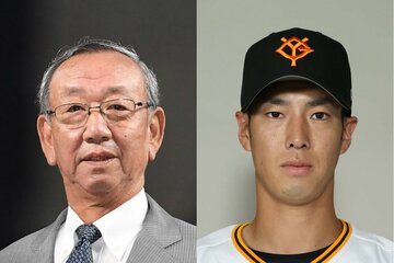 堀内恒夫氏（左）と若林晃弘