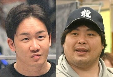 左から朝倉、へずまりゅう