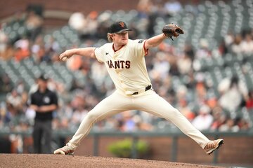 ジャイアンツのエース、ローガン・ウェブ（ロイター）