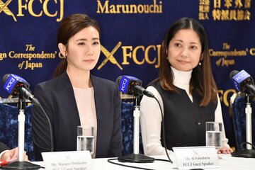 （左から）福原愛　大渕愛子