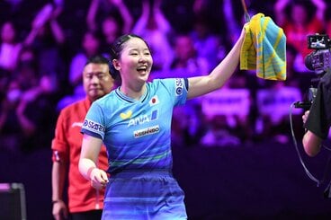 決勝で陳幸同を下し、笑顔が弾ける張本美和