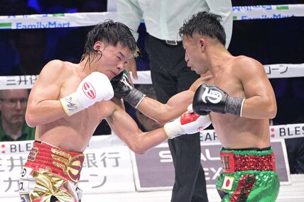 井上拓真(右)との再戦で、雪辱とはならなかった那須川天心