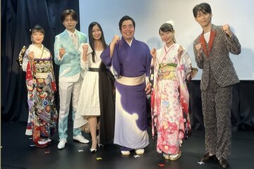 左から竹野留里、二見颯一、門松みゆき、徳永ゆうき、望月琉叶、原田波人