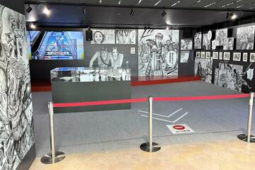 空港３階で展開されるキングダムの特別展示会場