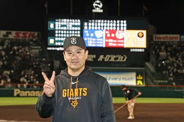 ヒーローインタビューを受けた田中将大