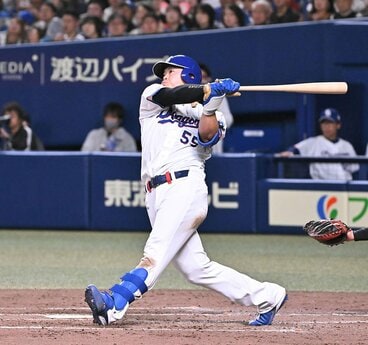 大野雄大の10勝到達に大貢献した中日・細川成也