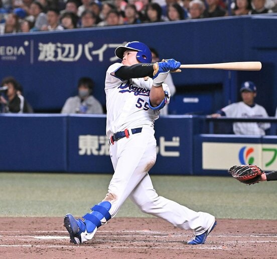 大野雄大の10勝到達に大貢献した中日・細川成也